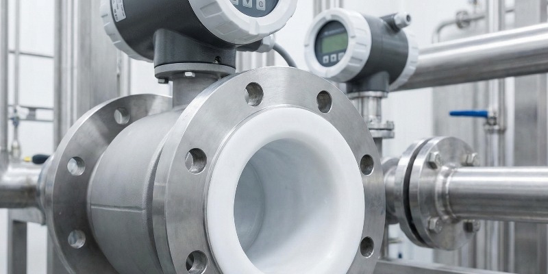 PTFE Lining in Electromagnetic Flow Meters | AAVAD